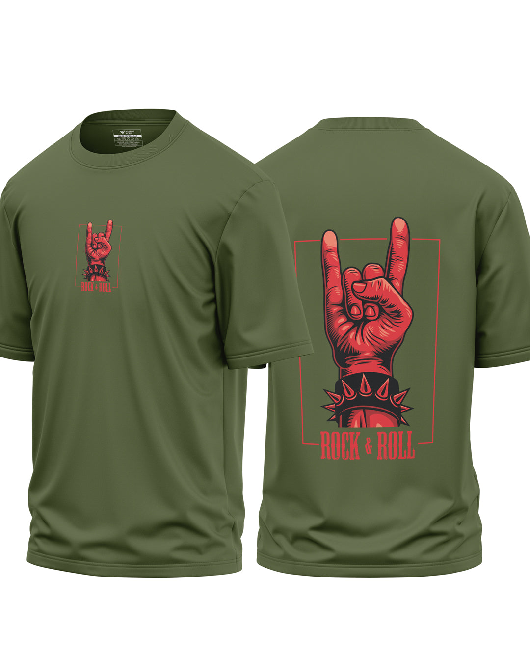 Rock & Roll Premium Cotton Oversized T-Shirt