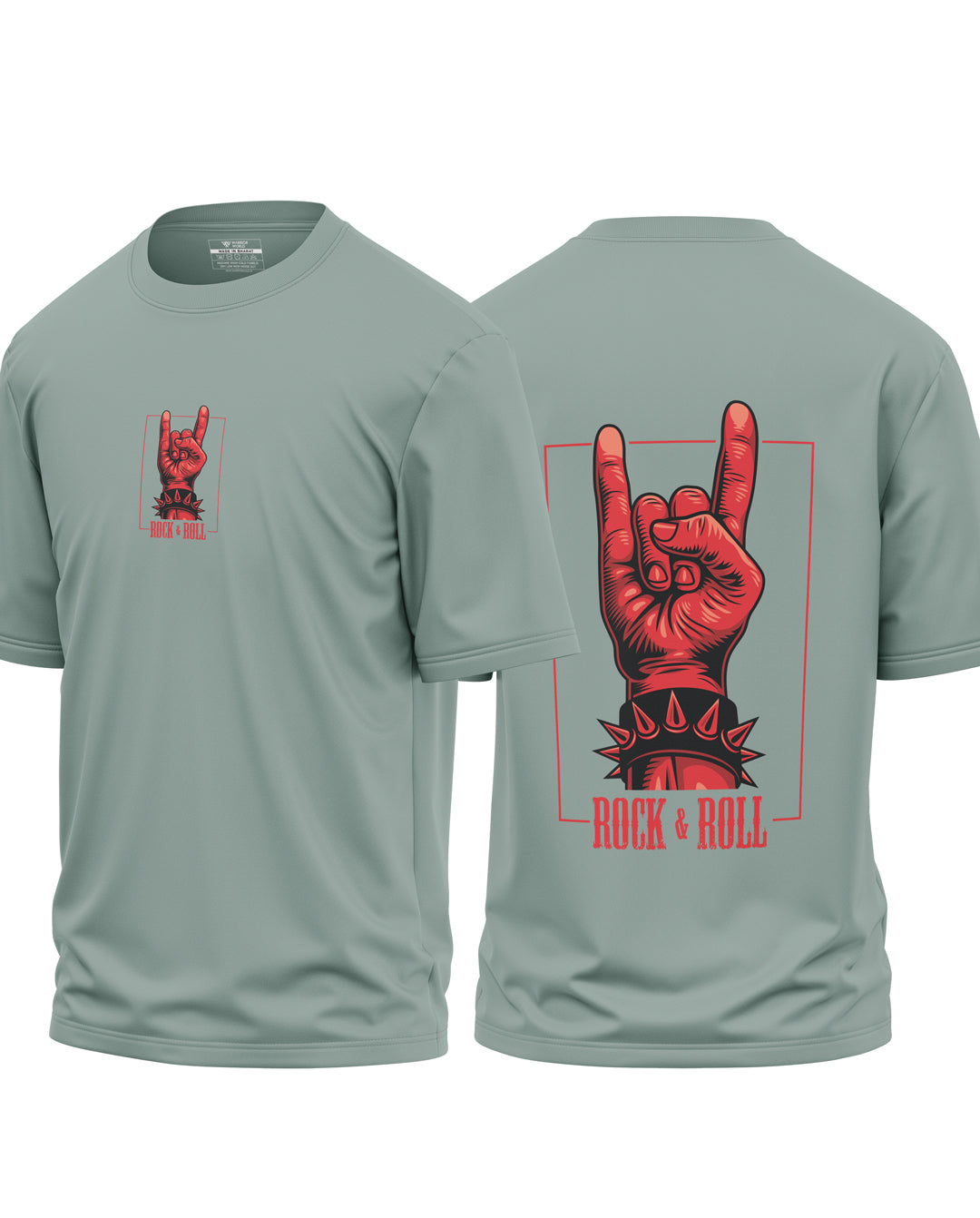 Rock & Roll Premium Cotton Oversized T-Shirt