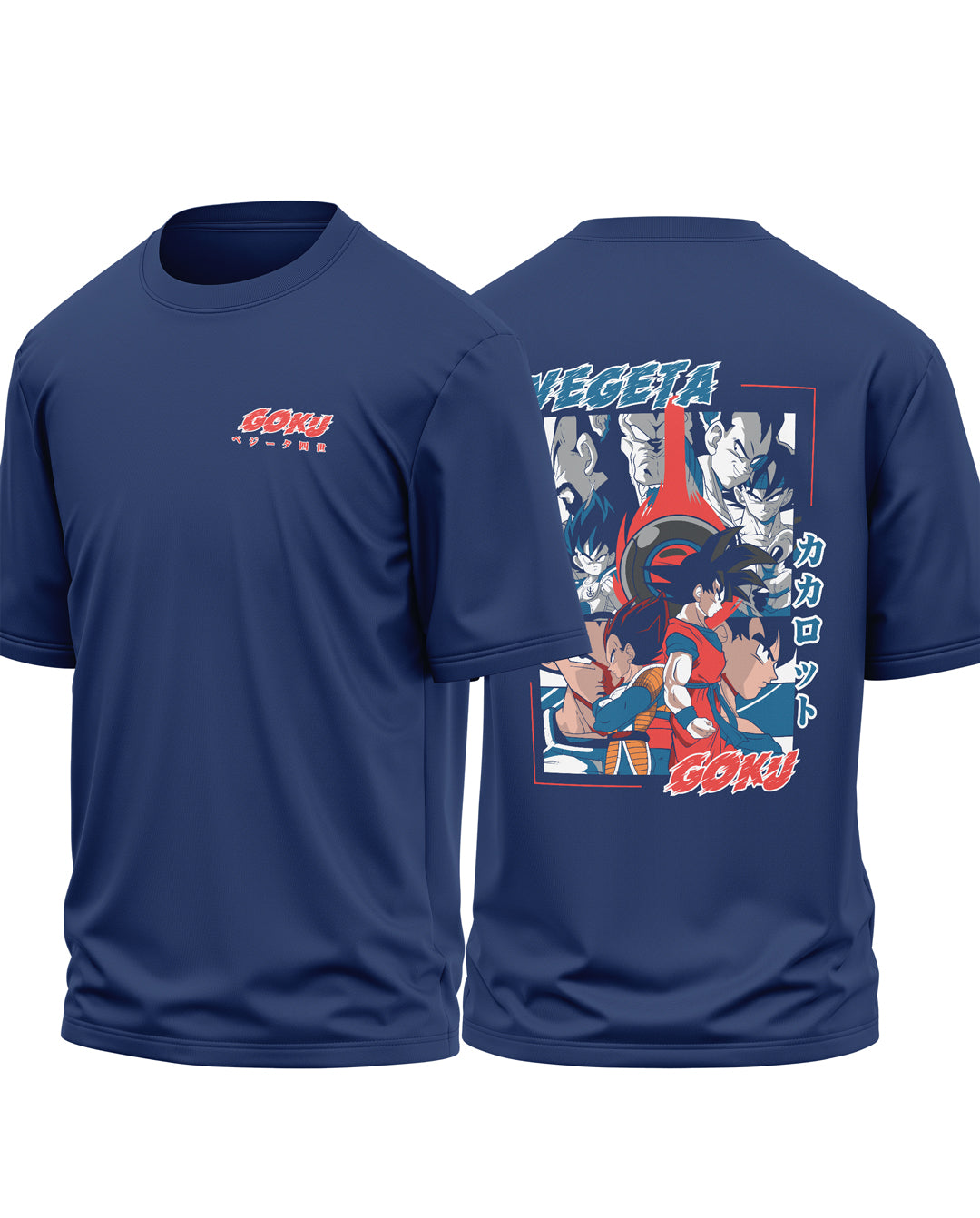 Goku Vegeta Cotton Oversized T-shirt