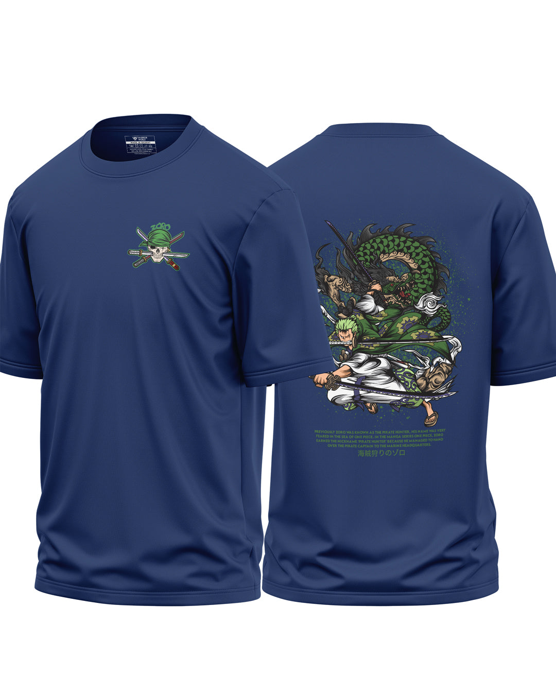 Zoro The Pirate Hunter Cotton Oversized T-shirt