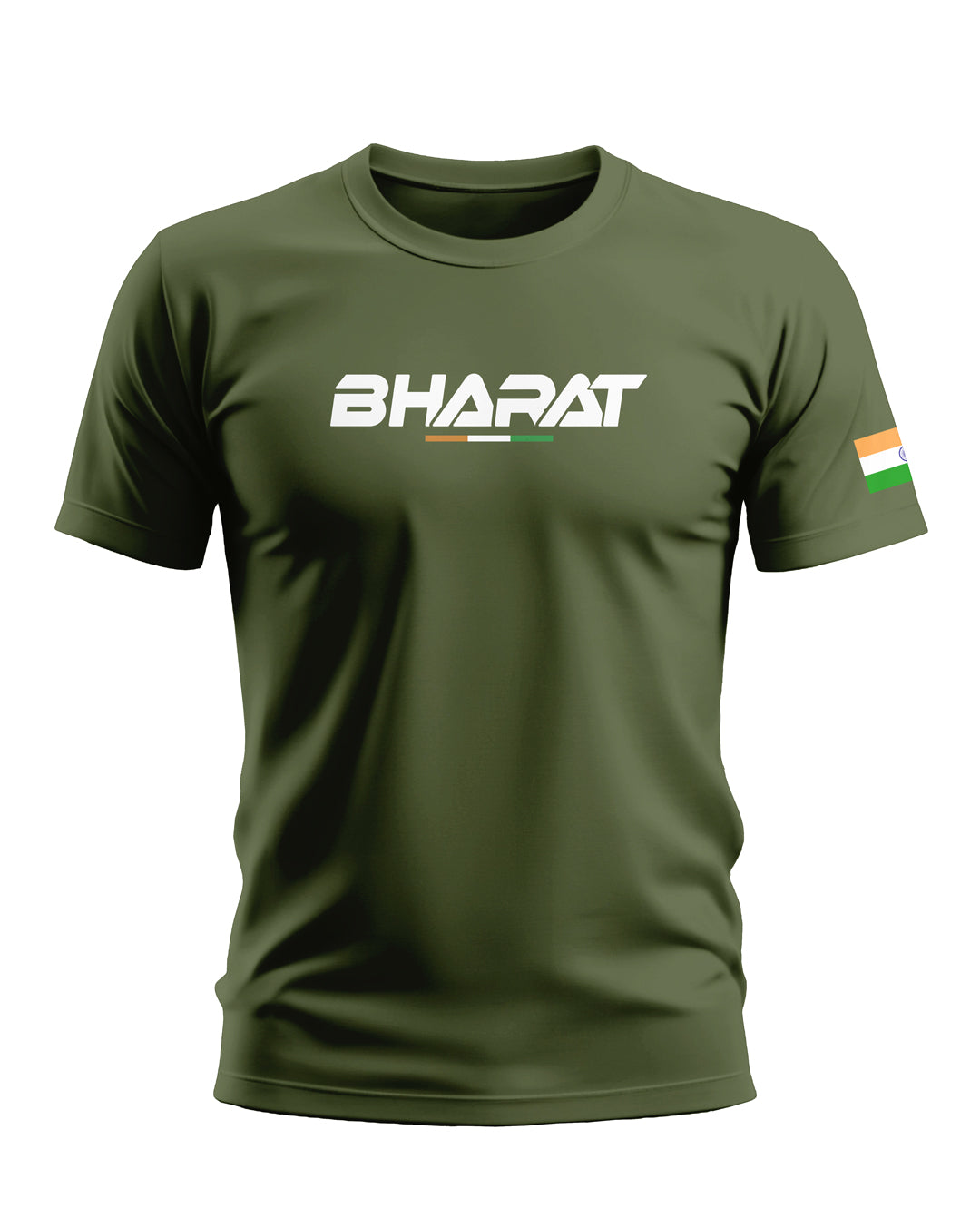 Bharat Tri-colour Soft Cotton T-shirt