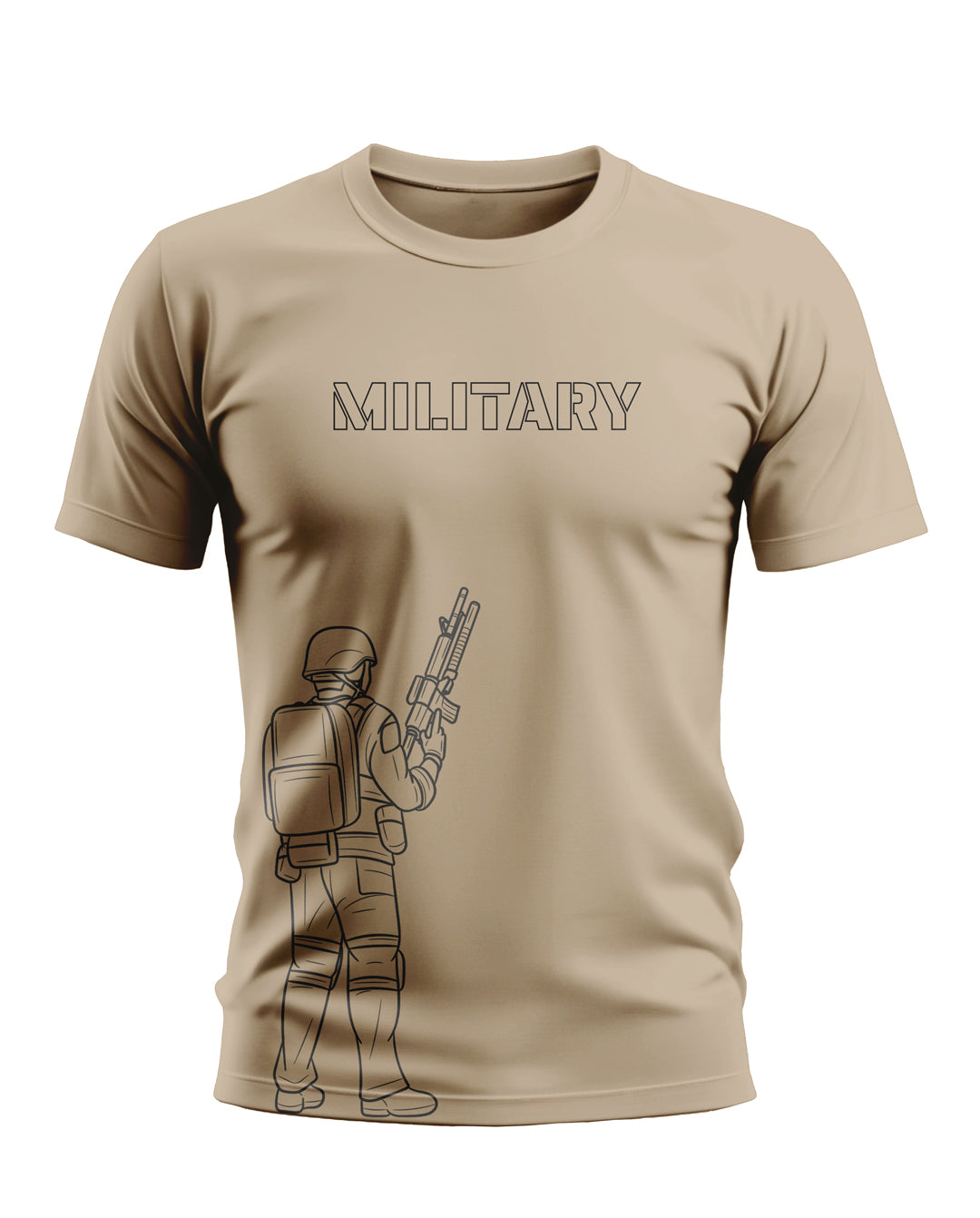 Military Style Designer Soft Cotton T-shirt