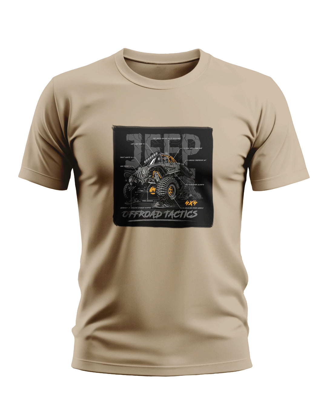 Jeep Off-Road Tactics Soft Cotton T-shirt