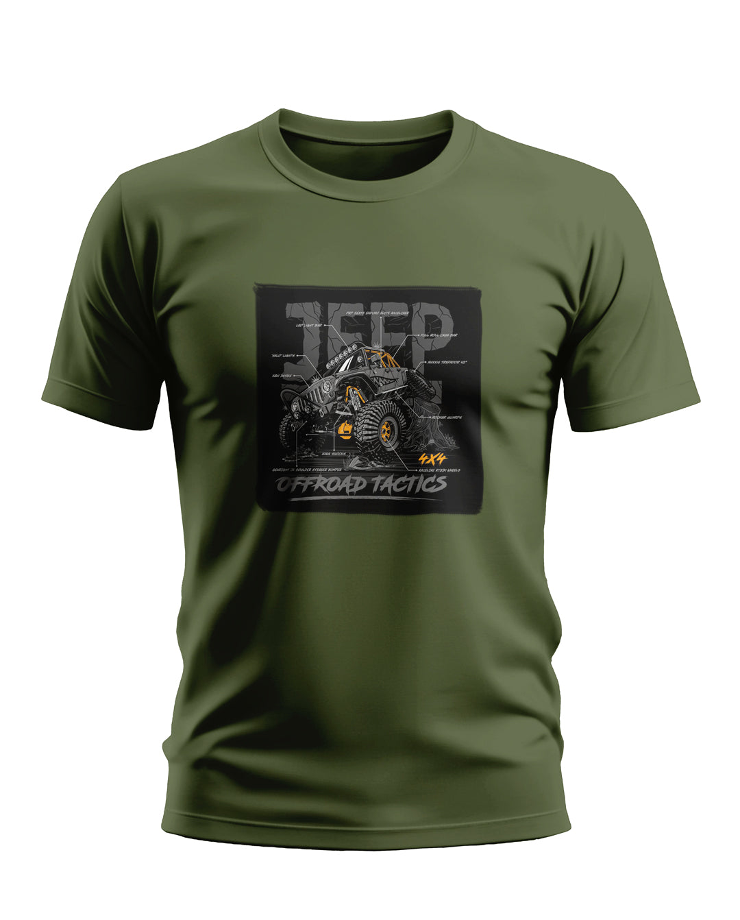 Jeep Off-Road Tactics Soft Cotton T-shirt