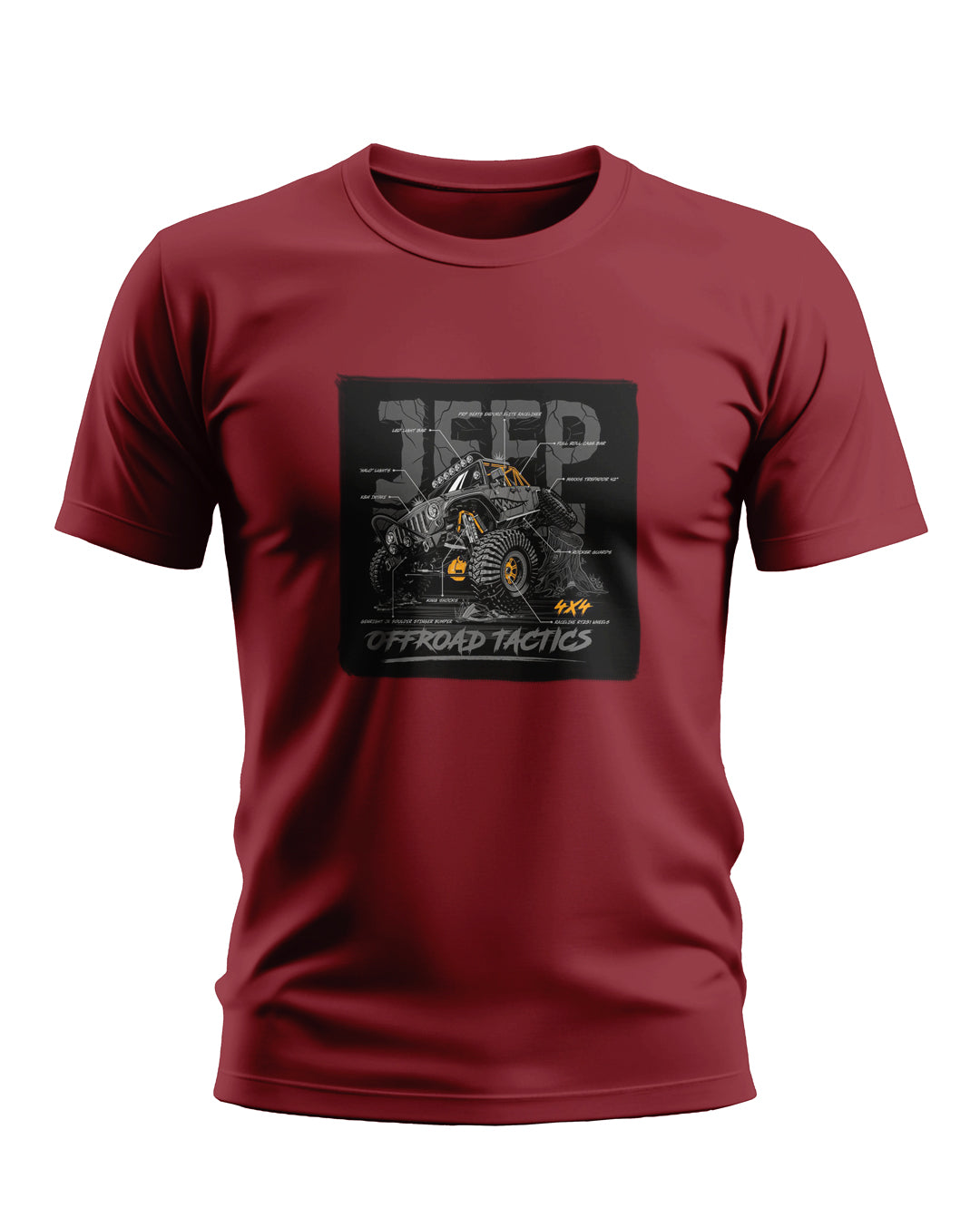 Jeep Off-Road Tactics Soft Cotton T-shirt