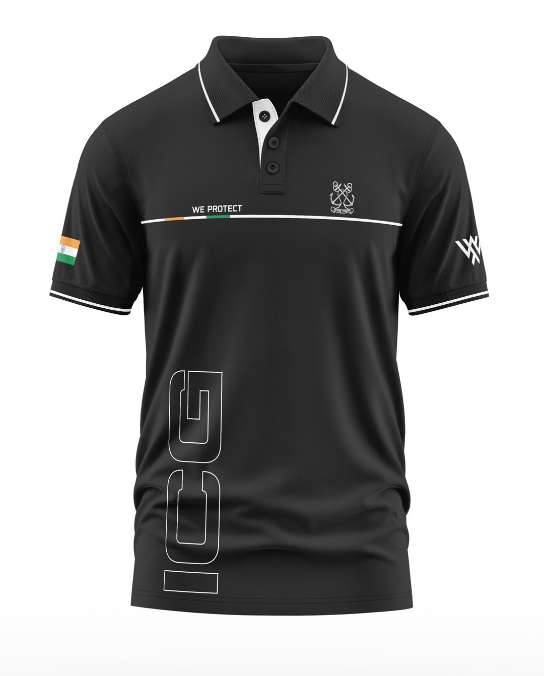 ICG We Protect Polo Collar T-Shirt