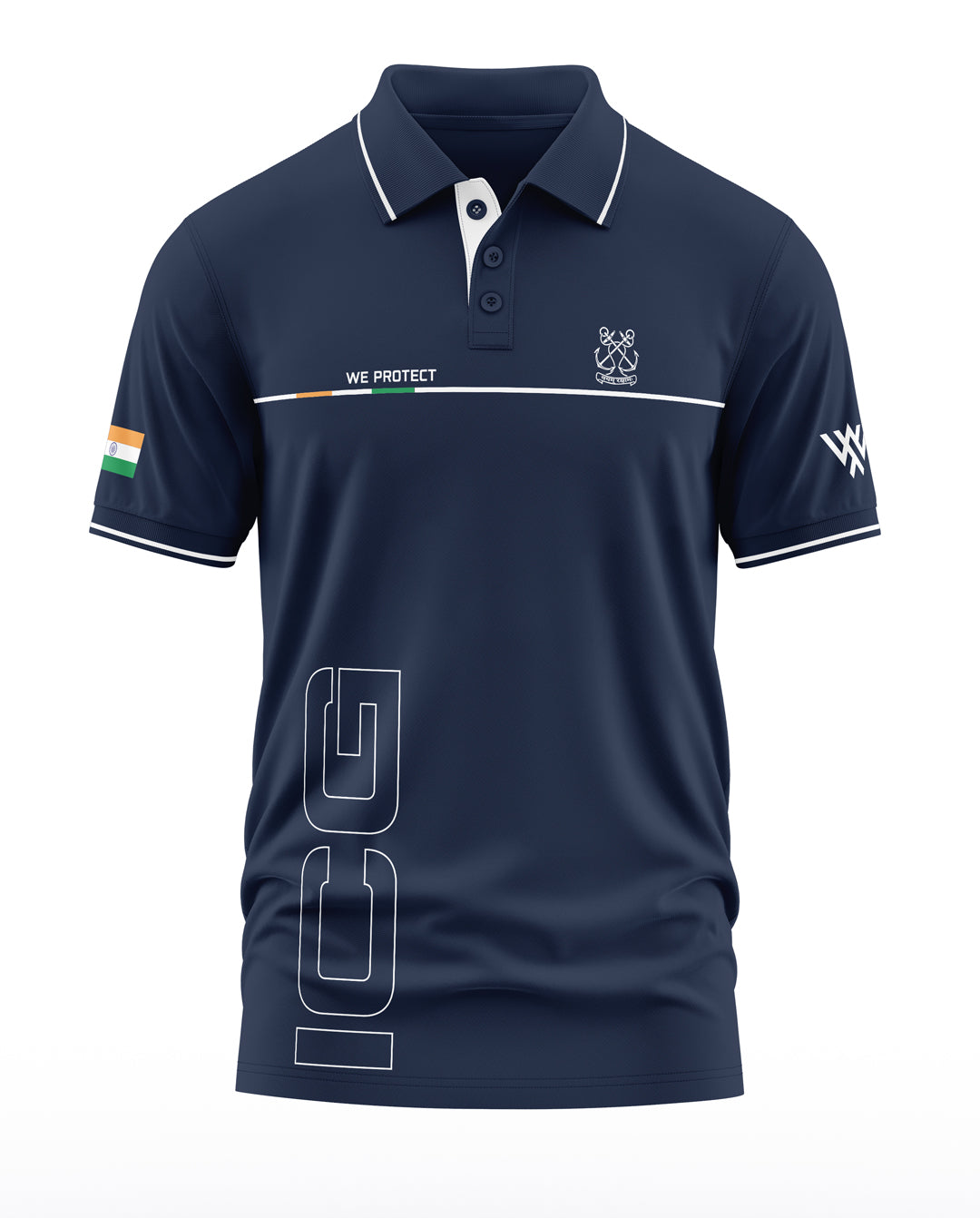 ICG We Protect Polo Collar T-Shirt
