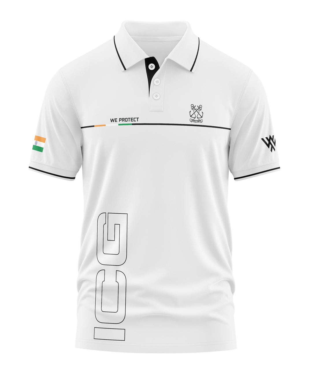 ICG We Protect Polo Collar T-Shirt