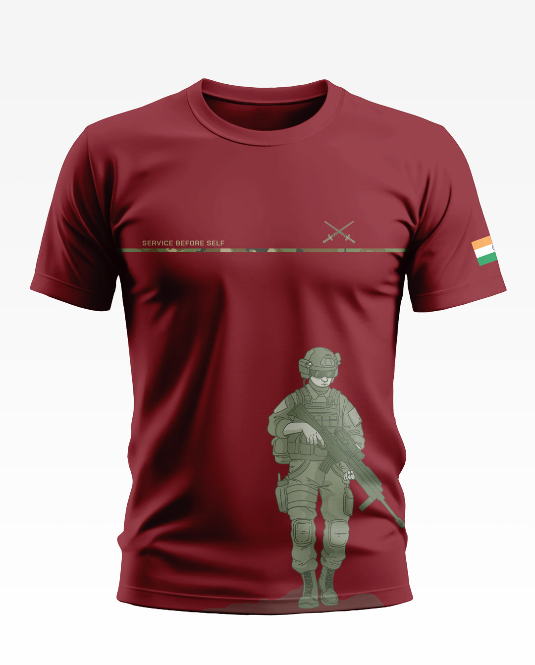 Army Pattern Soft Cotton T-shirt