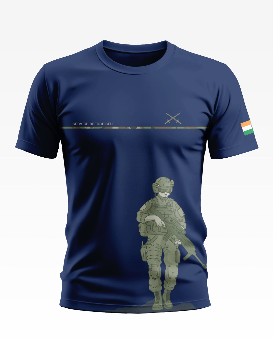 Army Pattern Soft Cotton T-shirt