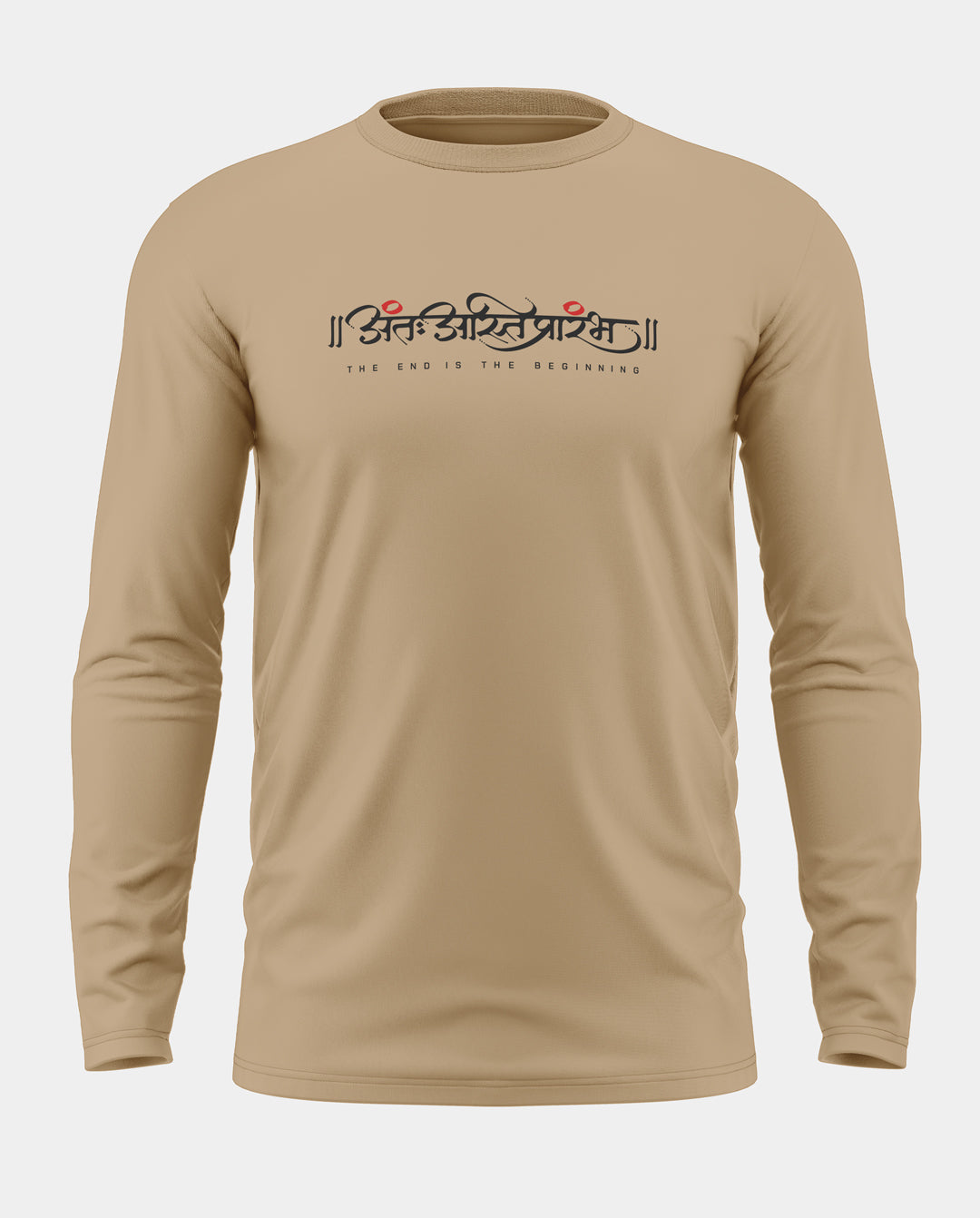 The End Is The Beginning Cotton Full Sleeve T-shirt