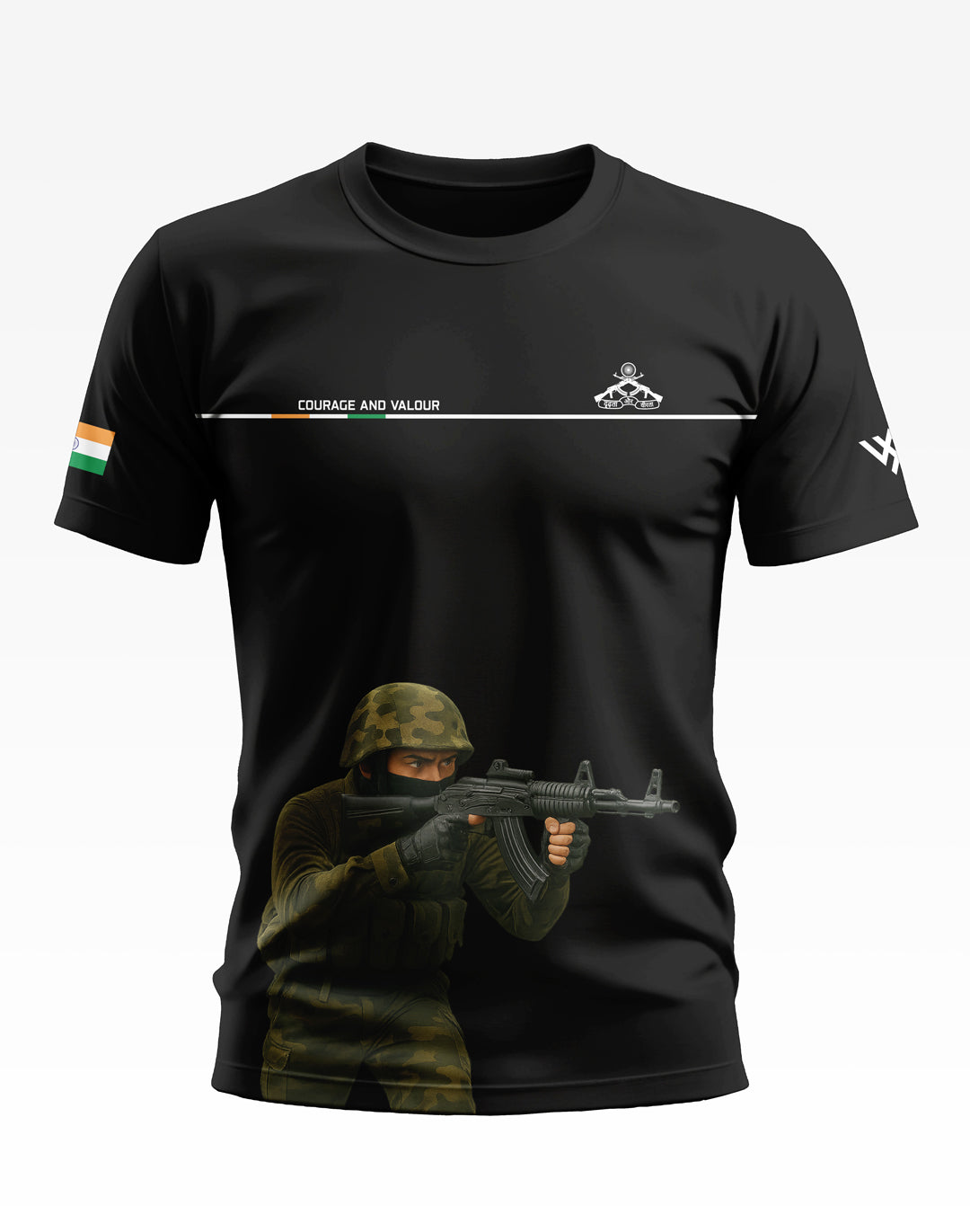 RR Courage and Valour Soft Cotton T-shirt