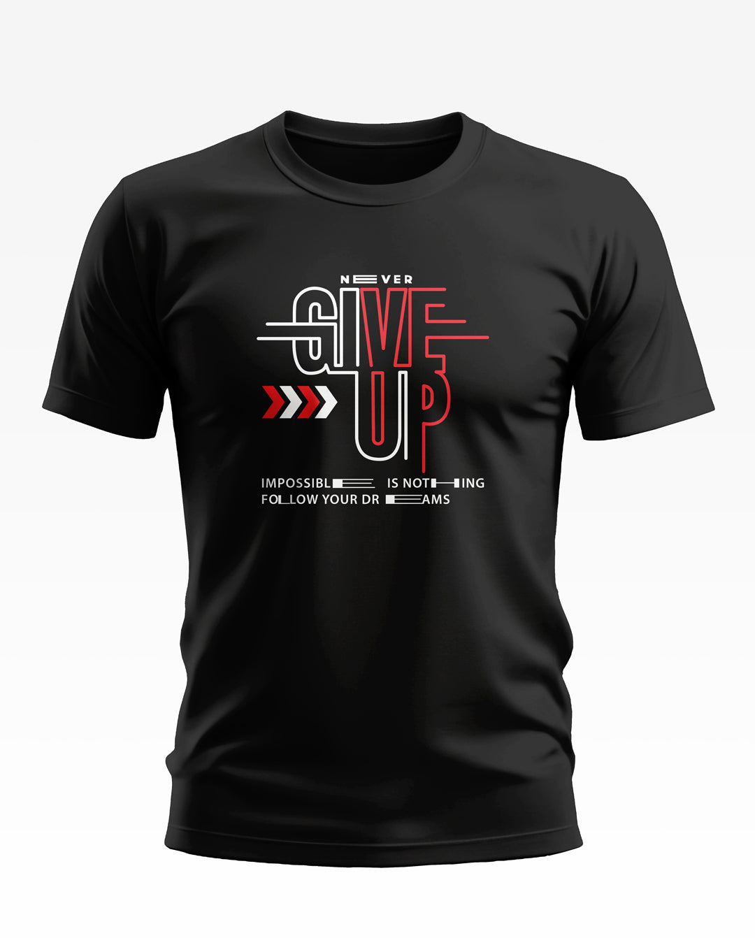 Never Give Up Pride Soft Cotton T-shirt