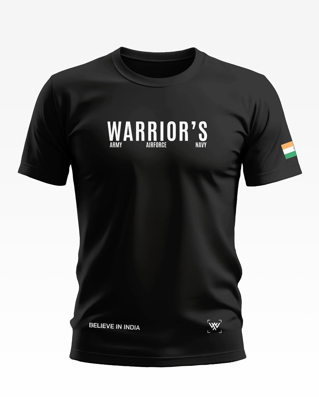 Warrior Believe In India Soft Cotton T-shirt