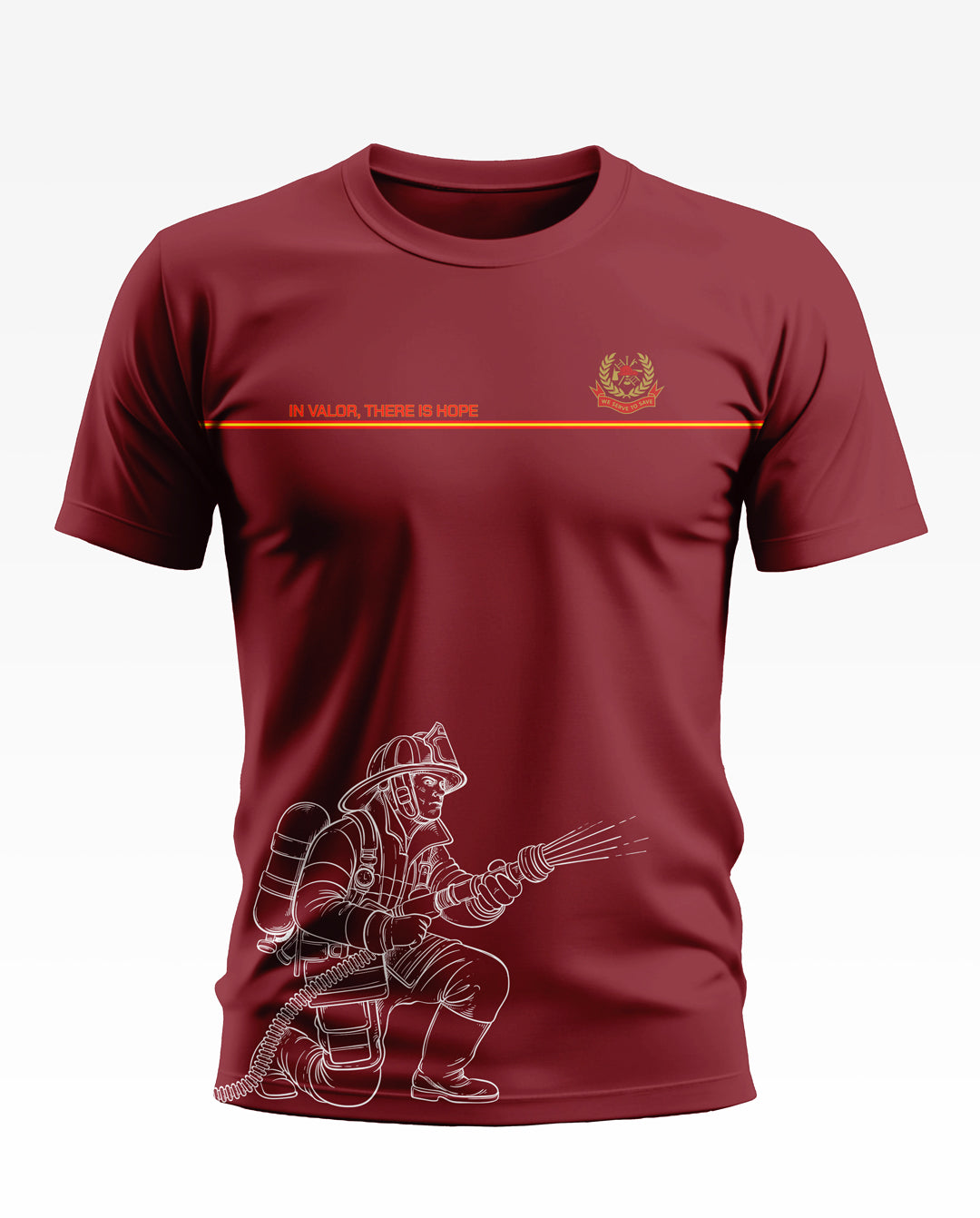 In Valor There Is Hope Soft Cotton T-shirt