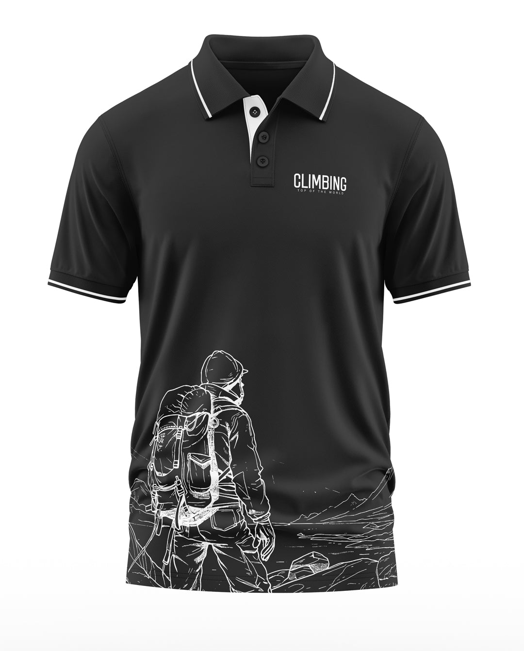 Climbing Polo Collar T-Shirt