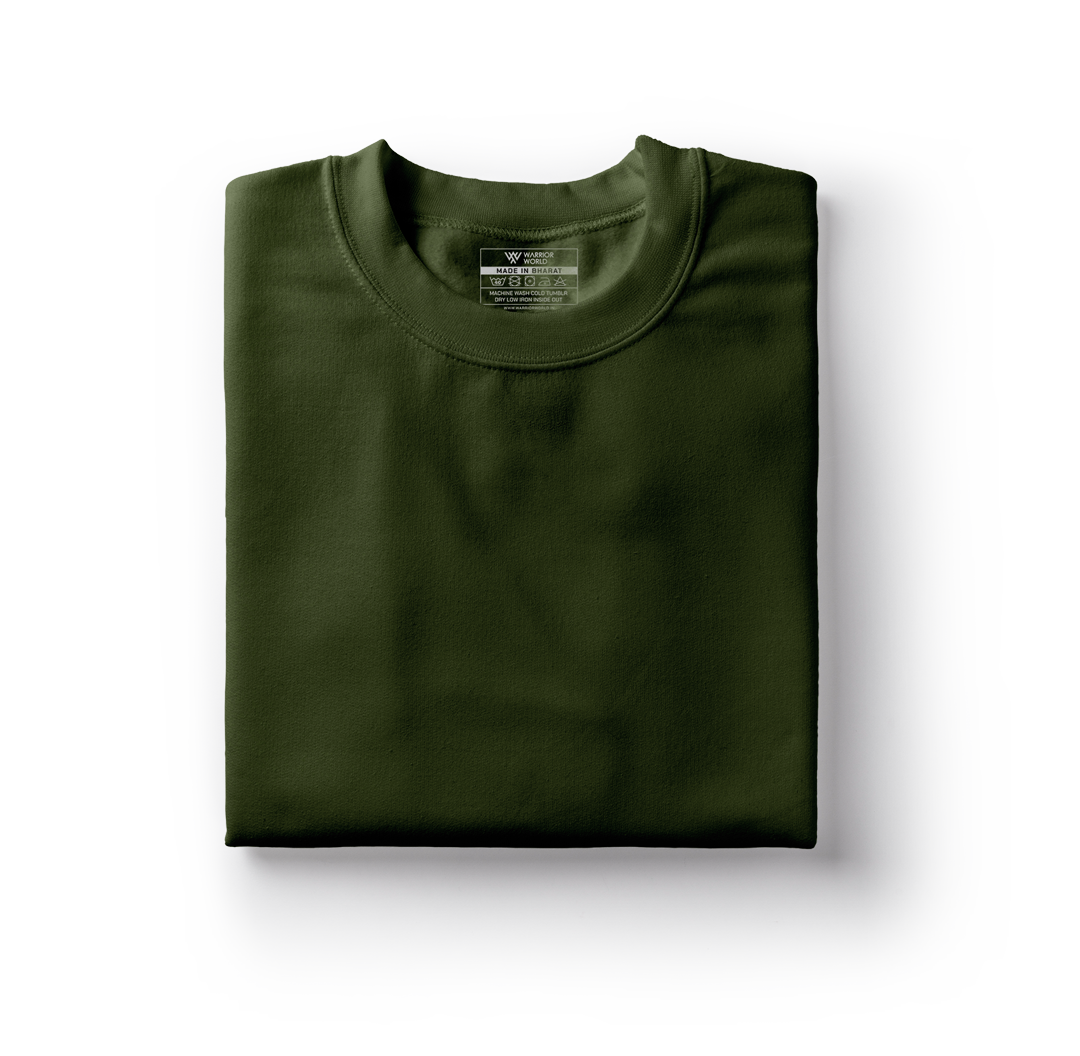 Pick Any 3 - Plain Round Neck Cotton T-shirt Combo