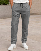 Grey Solid Pyjamas Pants For Men