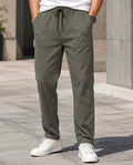 Khakhi Solid Pyjamas Pants For Men