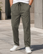 Khakhi Solid Pyjamas Pants For Men