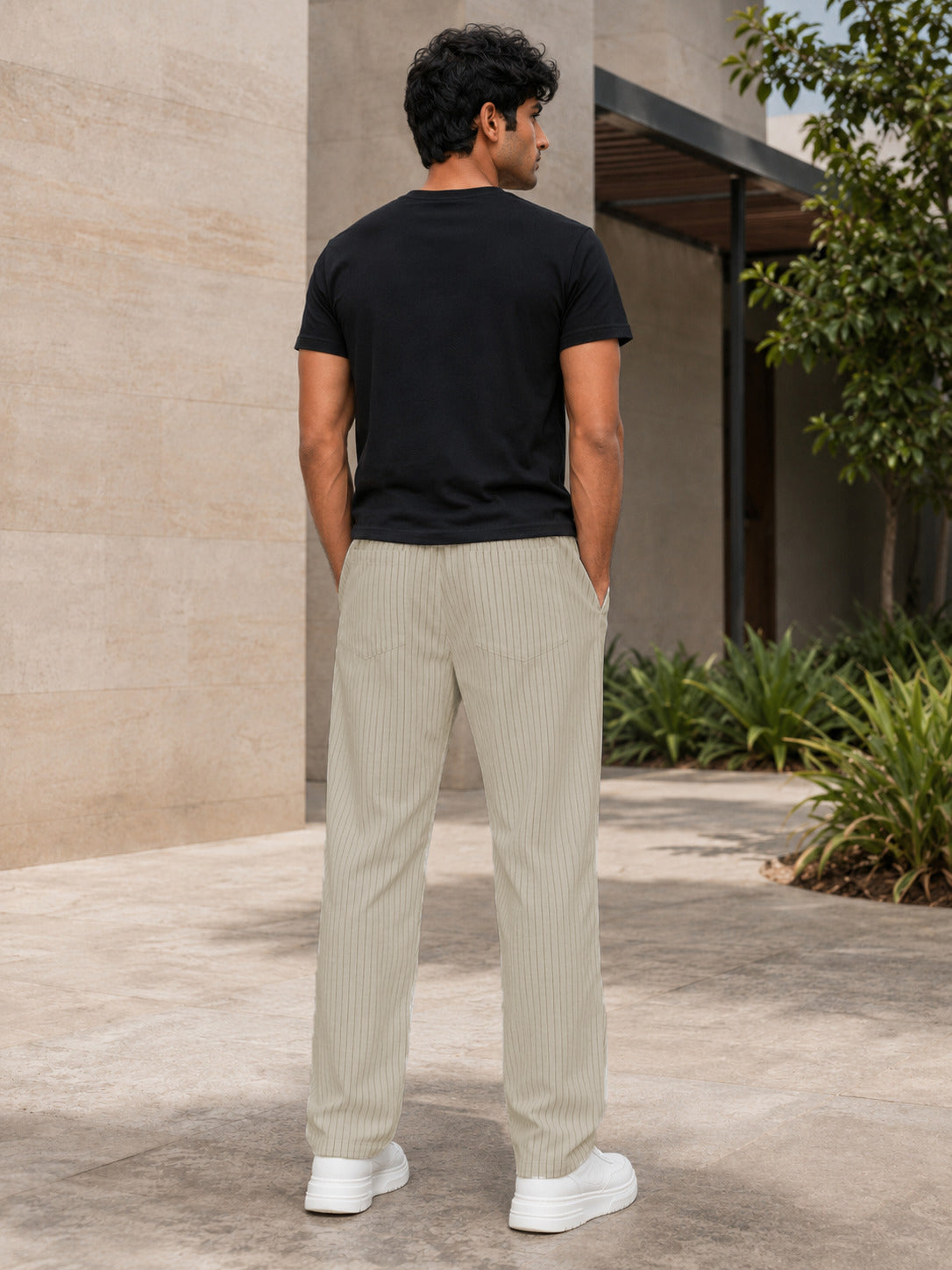 Sand Solid Pyjamas Pants For Men