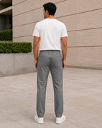 Grey Solid Pyjamas Pants For Men