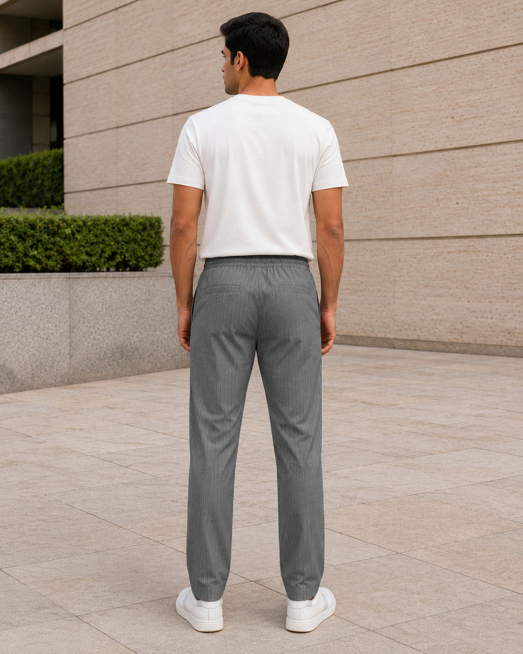 Grey Solid Pyjamas Pants For Men