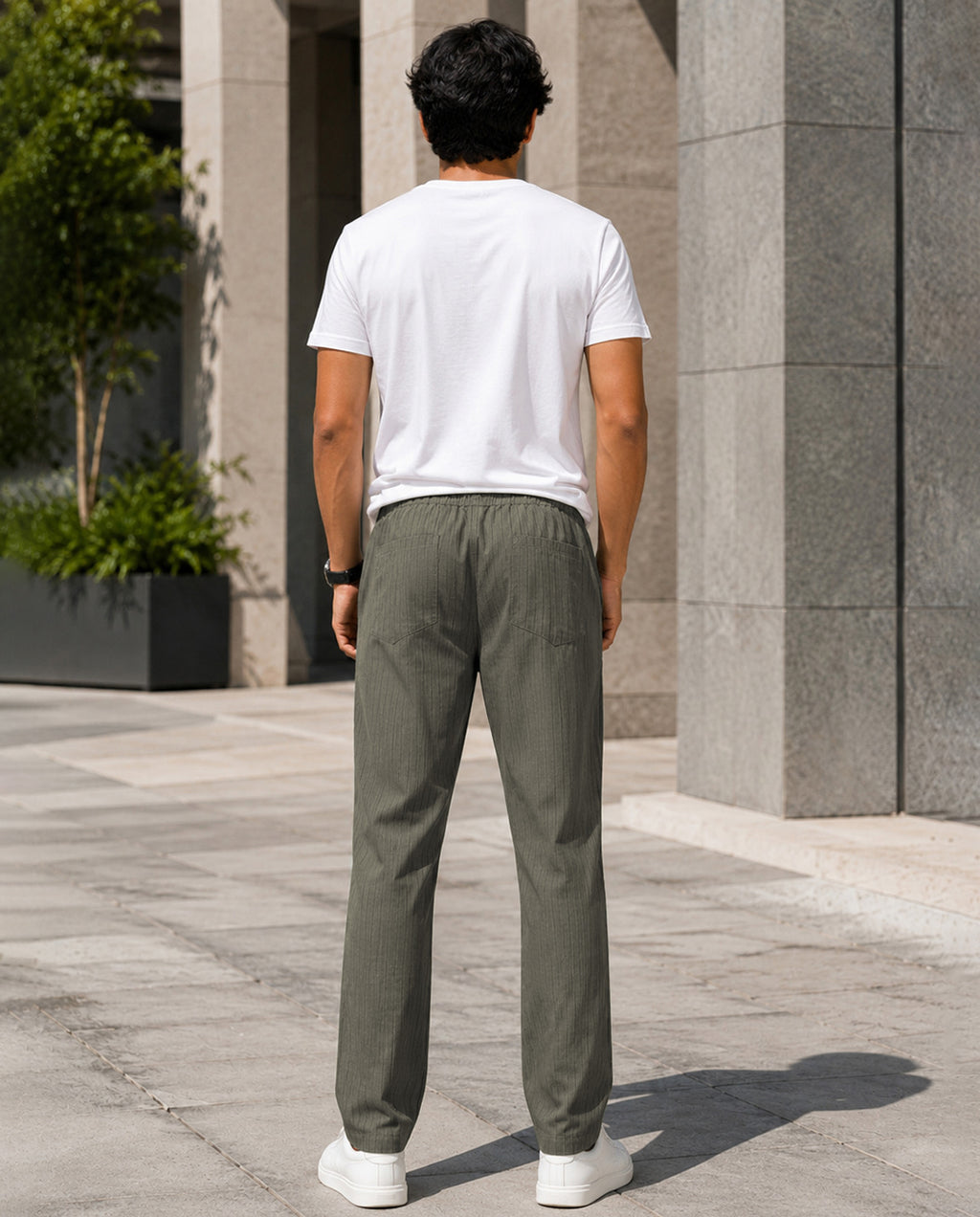 Khakhi Solid Pyjamas Pants For Men