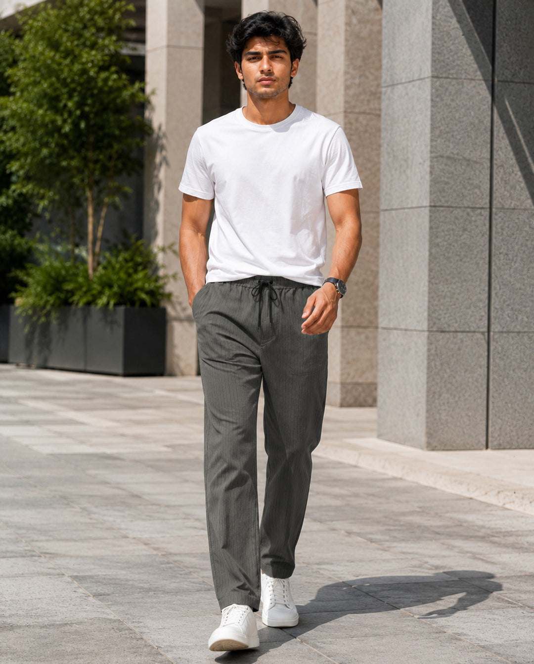Sand Solid Pyjamas Pants For Men