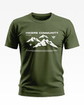 Hikers Community Pixel Peaks Soft Cotton T-shirt