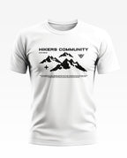Hikers Community Pixel Peaks Soft Cotton T-shirt