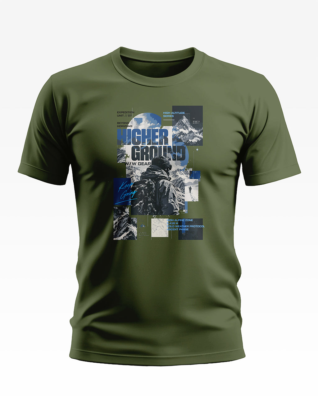 Higher Ground Alpine Explorer Soft Cotton T-shirt