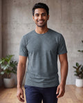 Cross Textured Jacquard Pattern T-Shirt