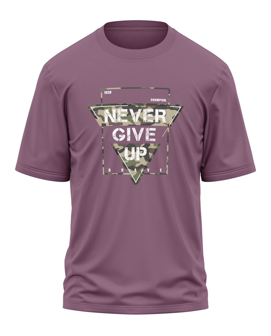Never Give Up Cotton Oversized T-shirt