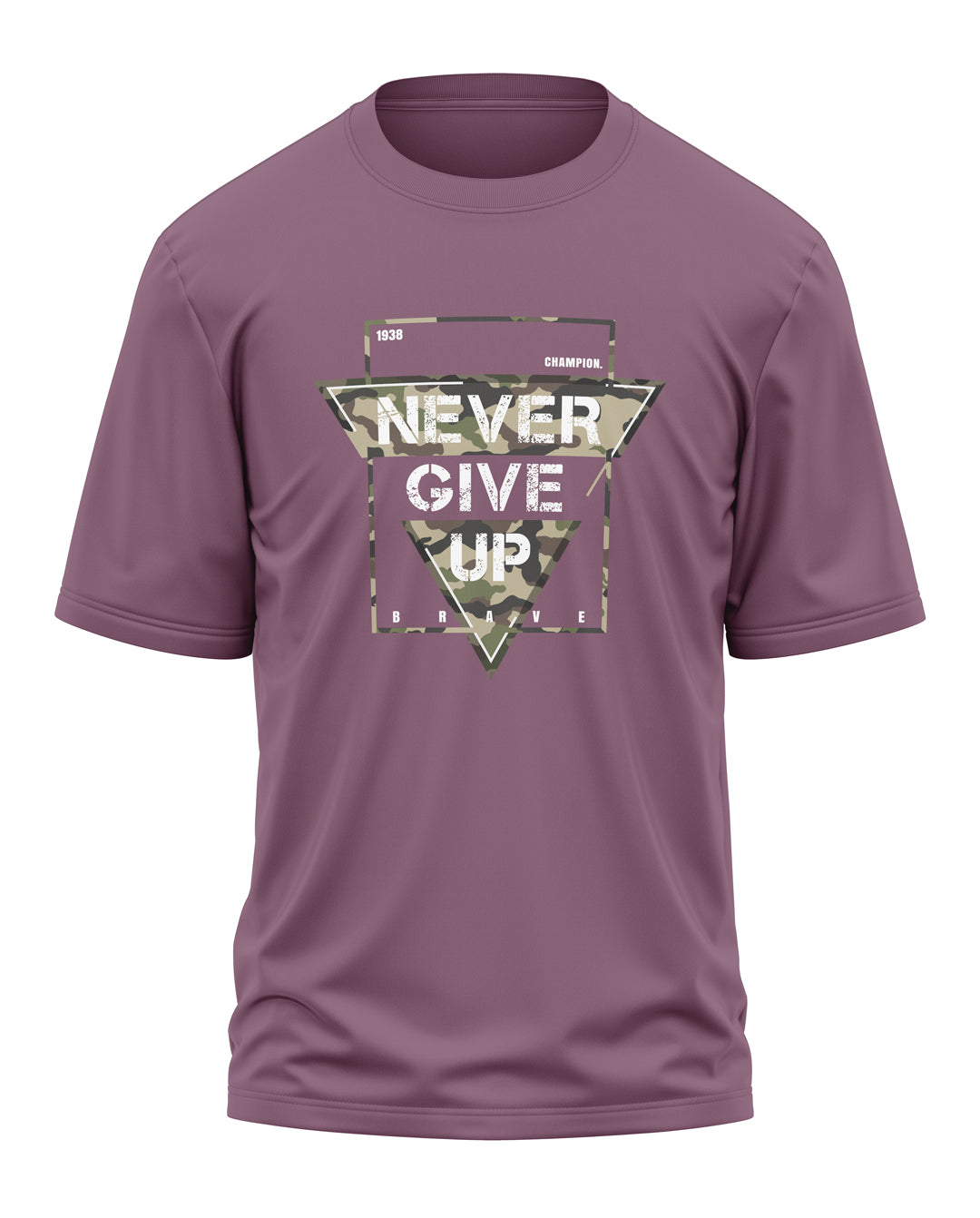 Never Give Up Cotton Oversized T-shirt