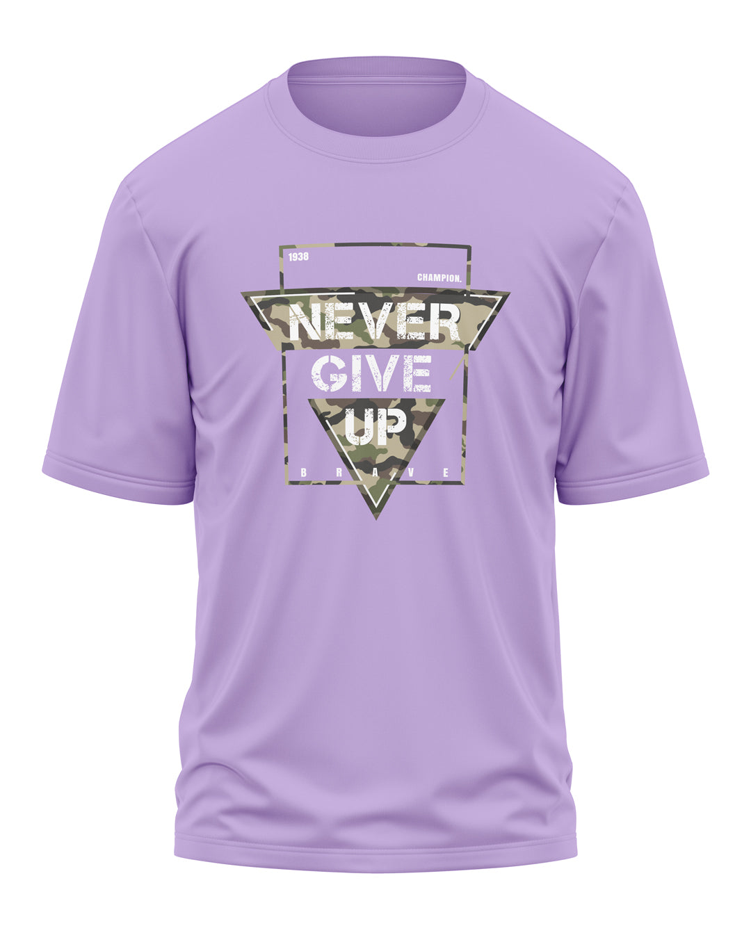 Never Give Up Cotton Oversized T-shirt