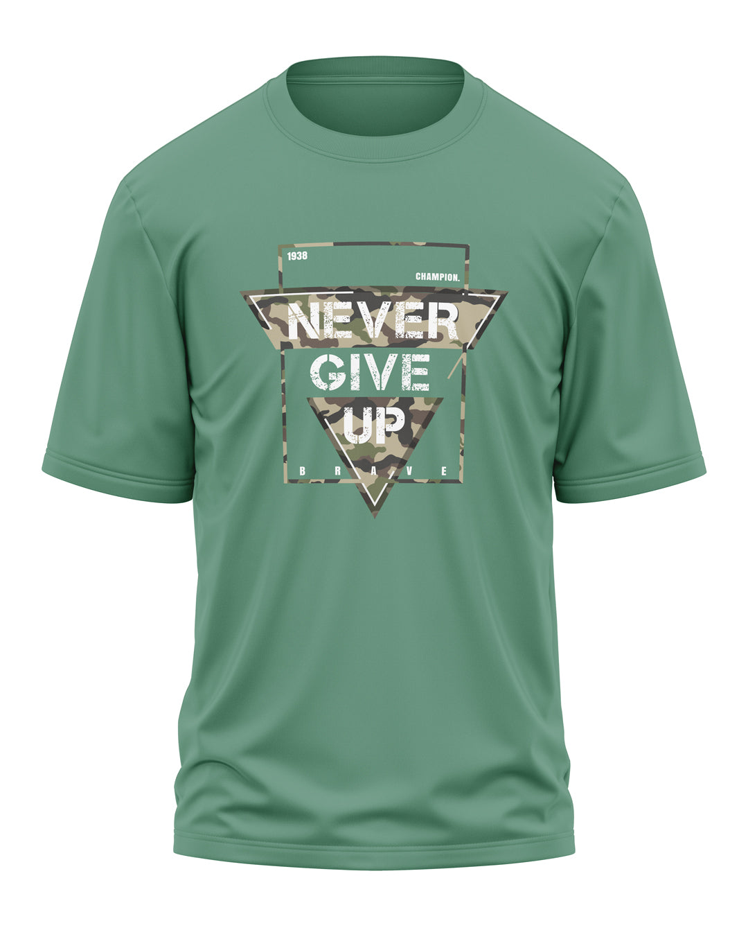 Never Give Up Cotton Oversized T-shirt
