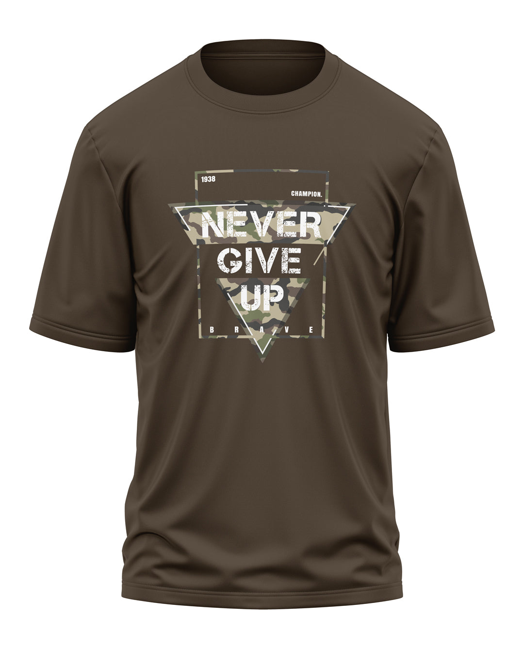 Never Give Up Cotton Oversized T-shirt