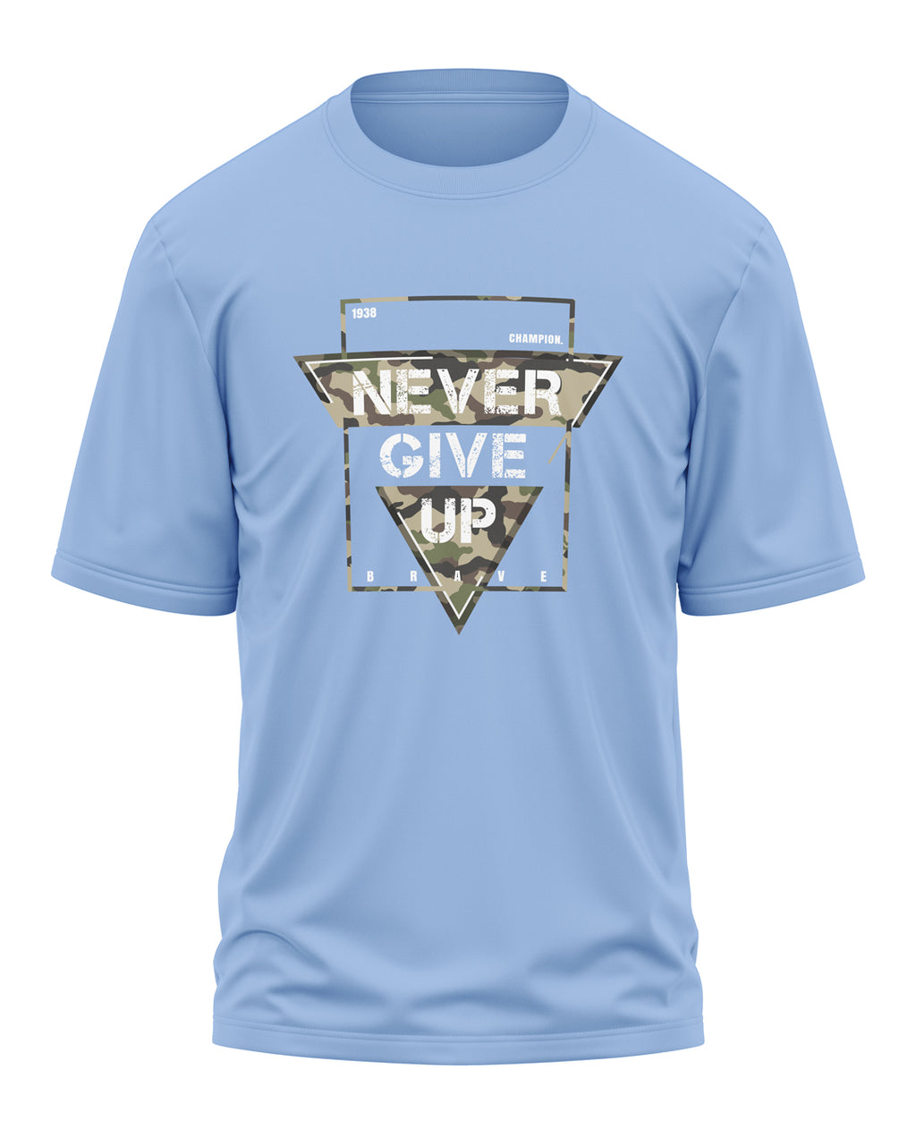 Never Give Up Cotton Oversized T-shirt