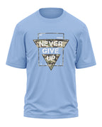 Never Give Up Cotton Oversized T-shirt