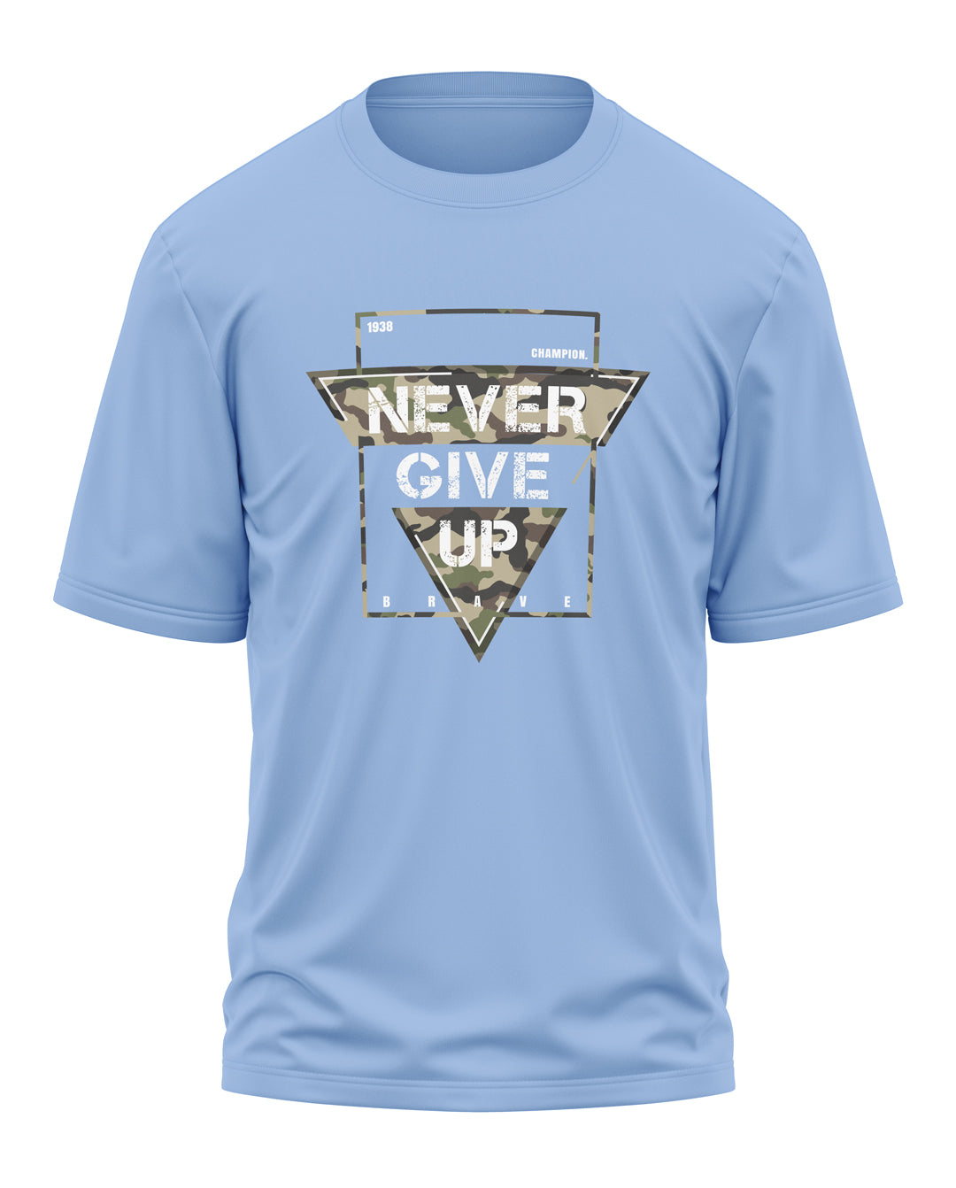 Never Give Up Cotton Oversized T-shirt