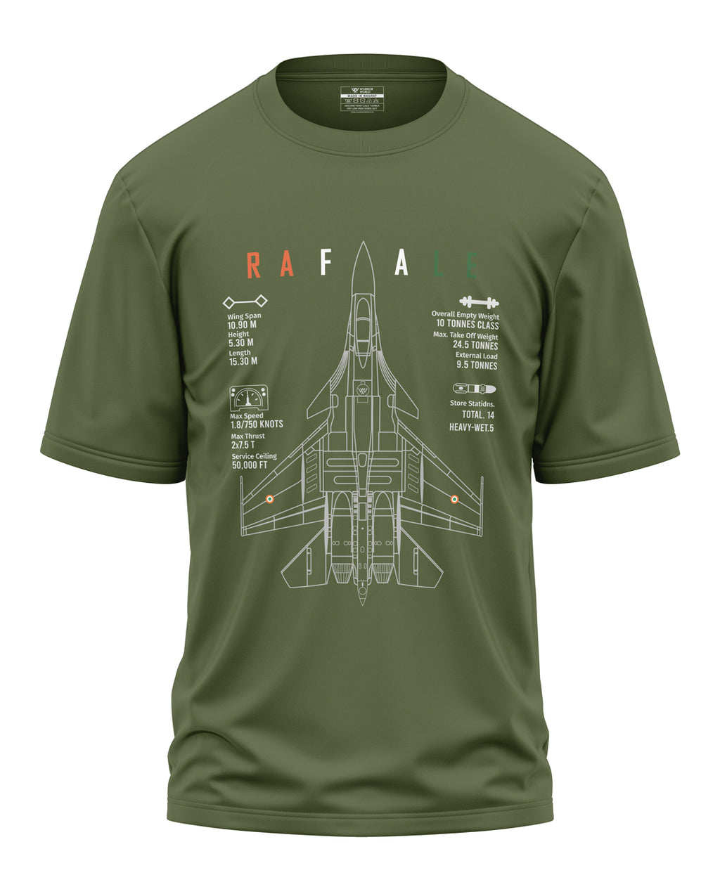 Designer Rafale Style Cotton Oversized T-shirt