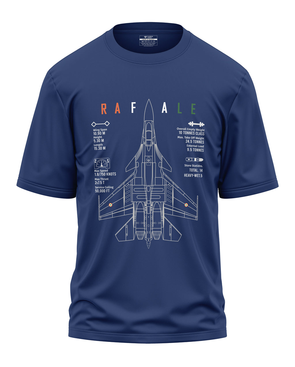 Designer Rafale Style Cotton Oversized T-shirt