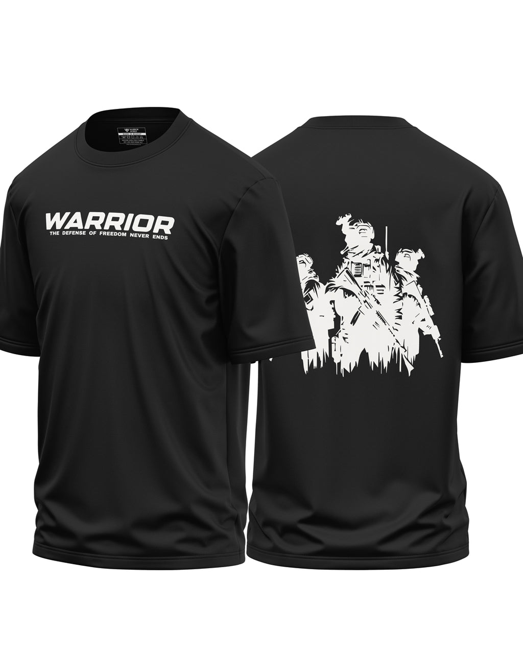 The Defense Of Freedom Never Ends Premium Cotton Oversized T-shirt