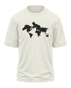 World Map Hourse Premium Cotton Oversized T-shirt