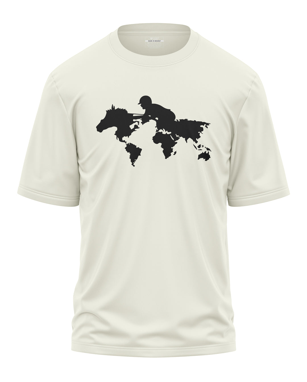 World Map Hourse Premium Cotton Oversized T-shirt