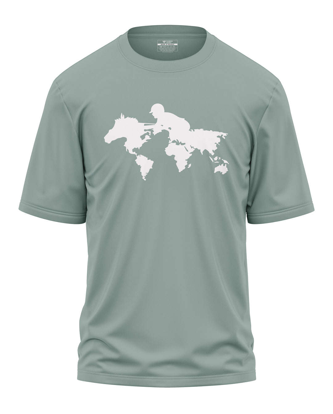 World Map Hourse Premium Cotton Oversized T-shirt