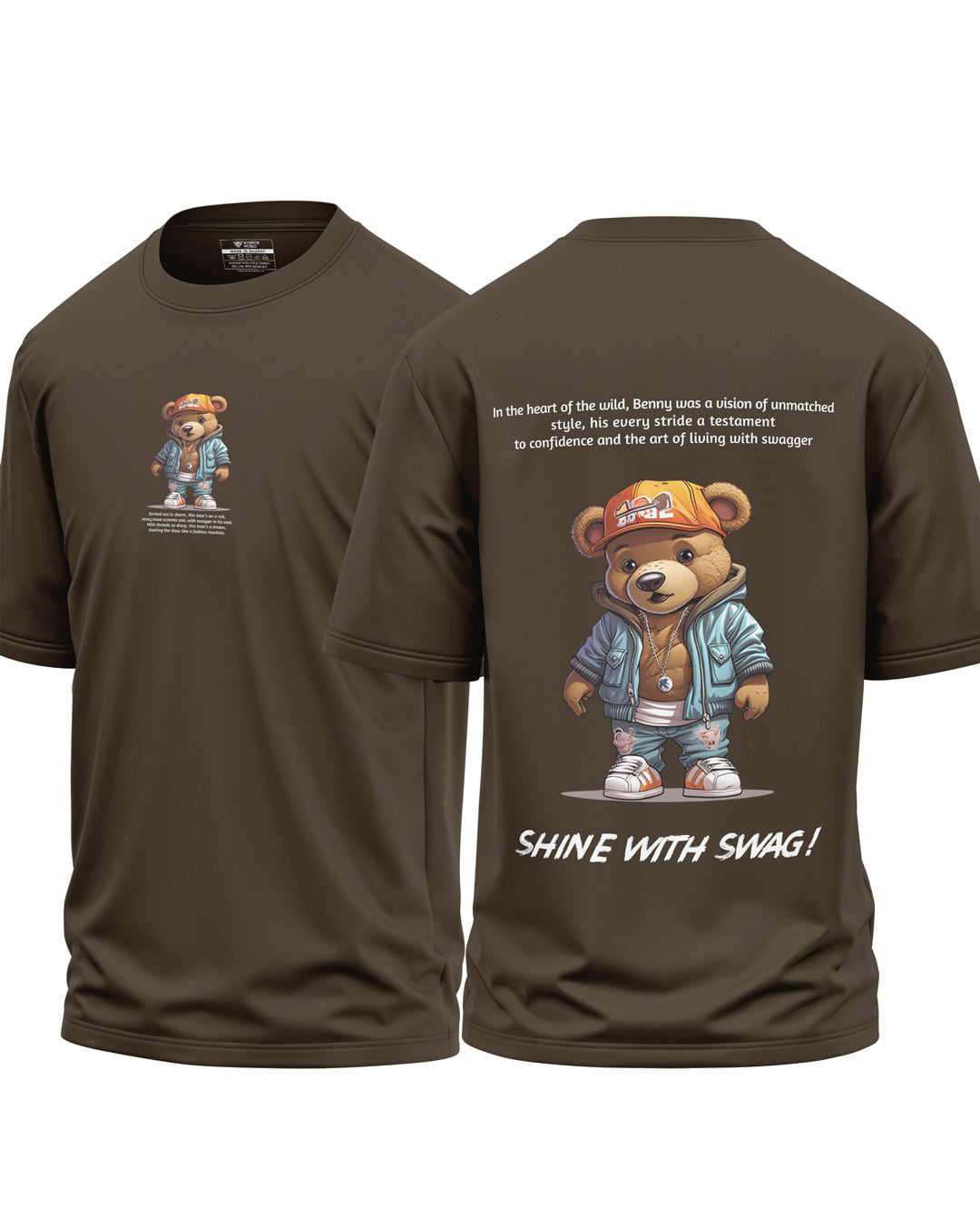 Shine With Swag Premium Cotton Oversized T-Shirt
