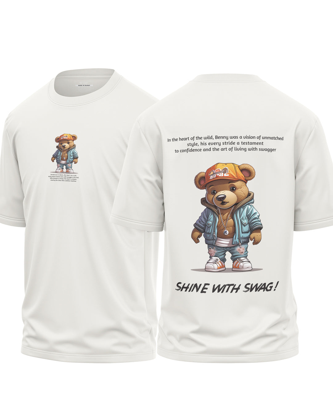 Shine With Swag Premium Cotton Oversized T-Shirt