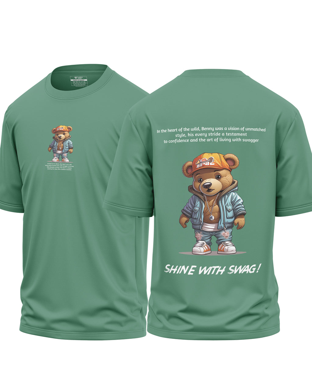 Shine With Swag Premium Cotton Oversized T-Shirt